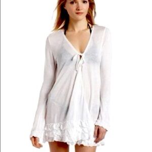 Letarte Black Tie Front Cover Up